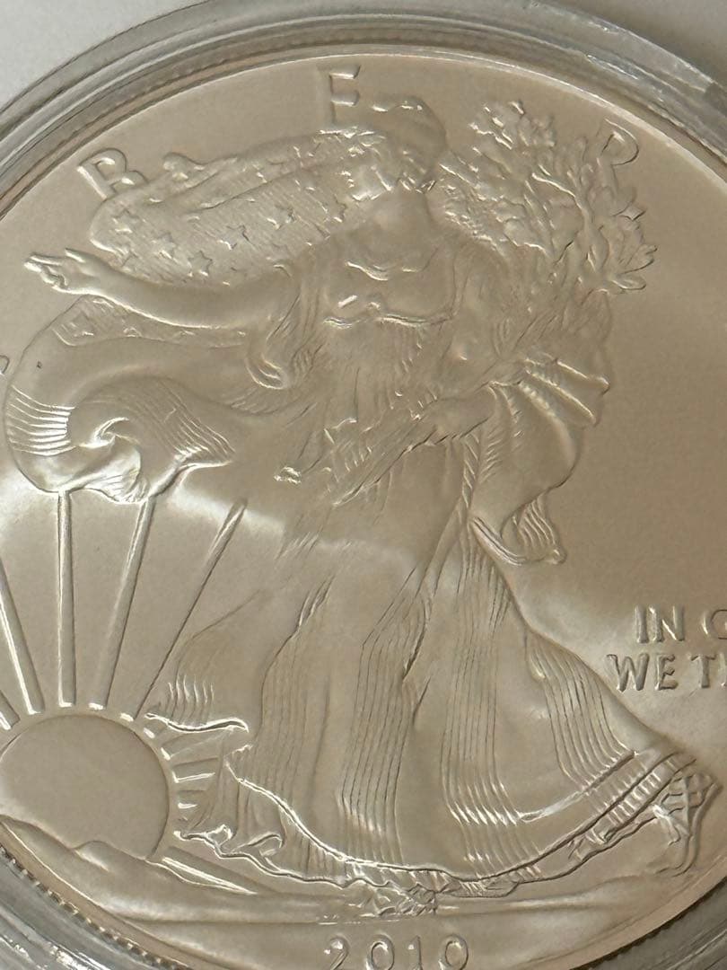 2010年歳アメリカ イーグル銀貨 1オンス リバティ 純銀