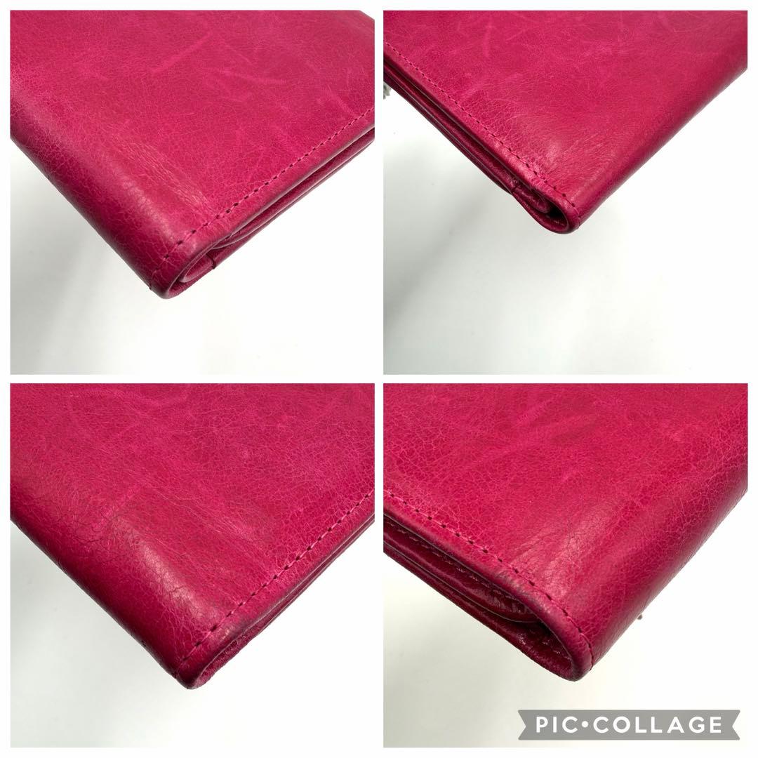 BALENCIAGA バレンシアガ シティ 三つ折り財布 コンパクト ピンク