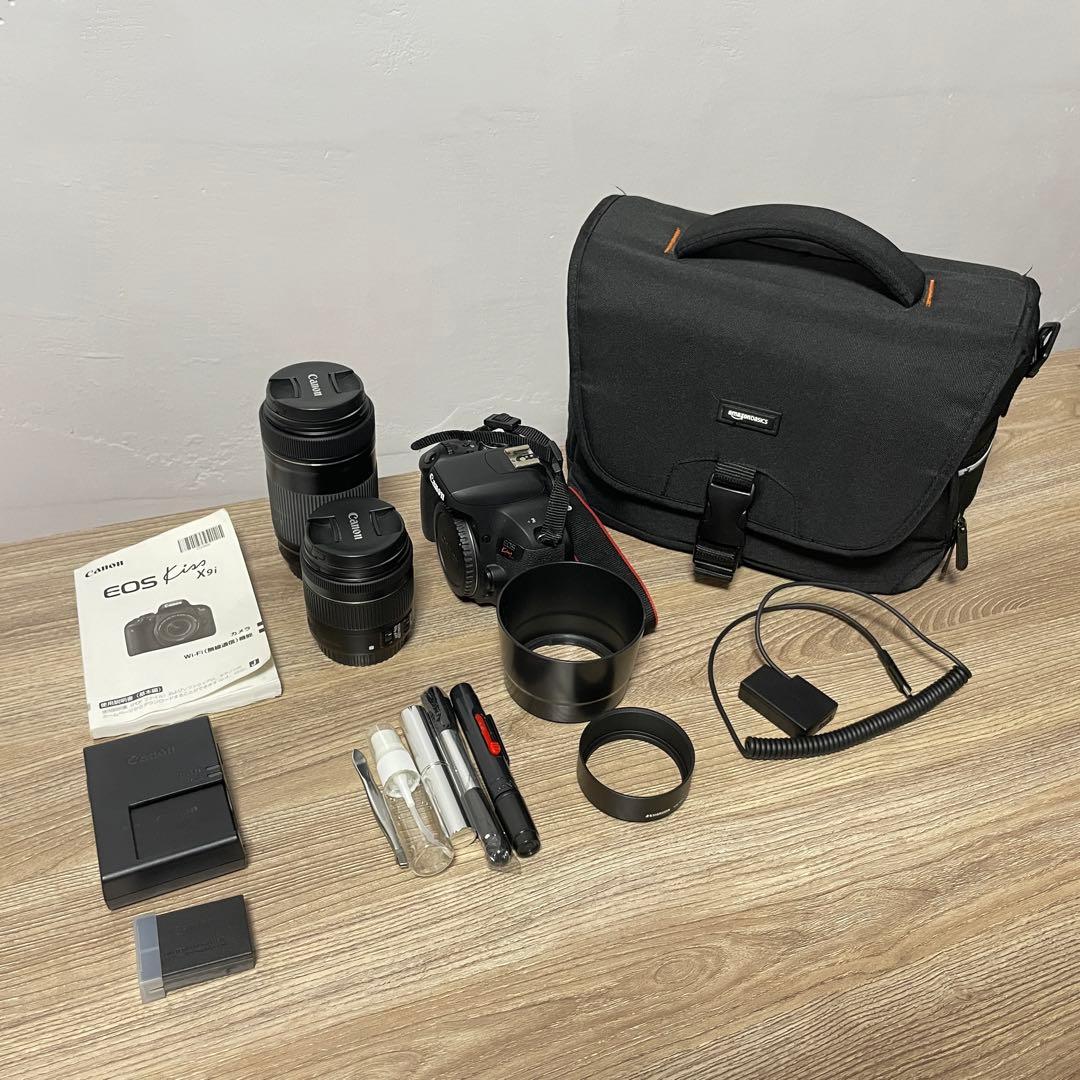 Canon EOS Kiss X9iダブルズームキット（望遠レンズジャンク付き）