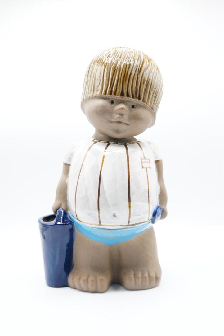 リサ・ラーソン (Lisa Larson) 世界の子供たち 陶器製　靴ベラ置き