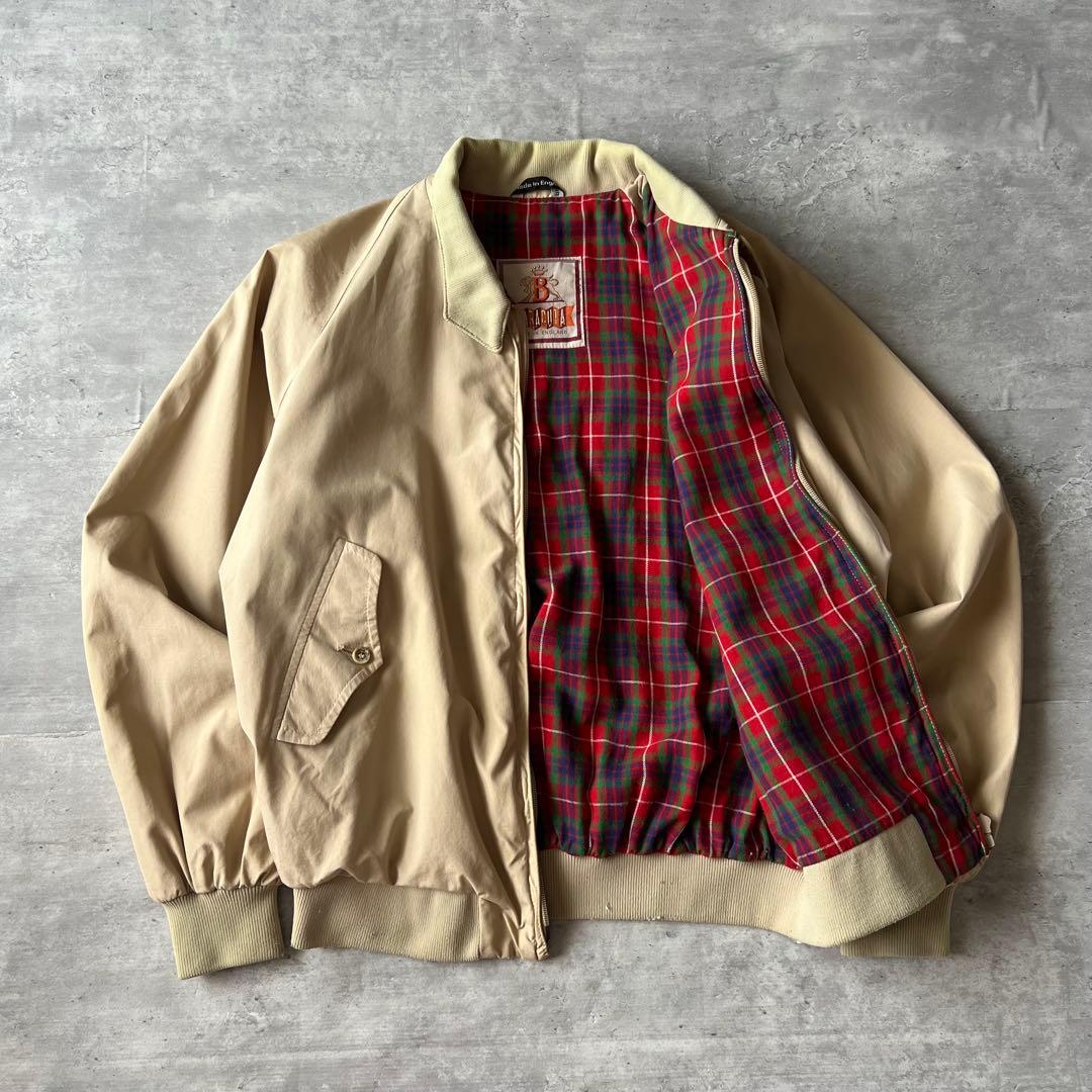 【ハリントンジャケット、人気カラー】バラクータ古着ジャケットイングランド製42.