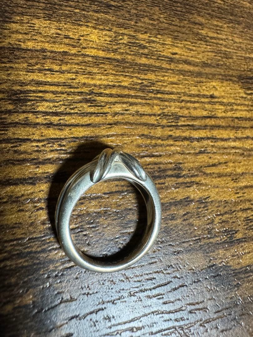 美品 ティファニー リング シグネチャー クロス シルバー 925 10号