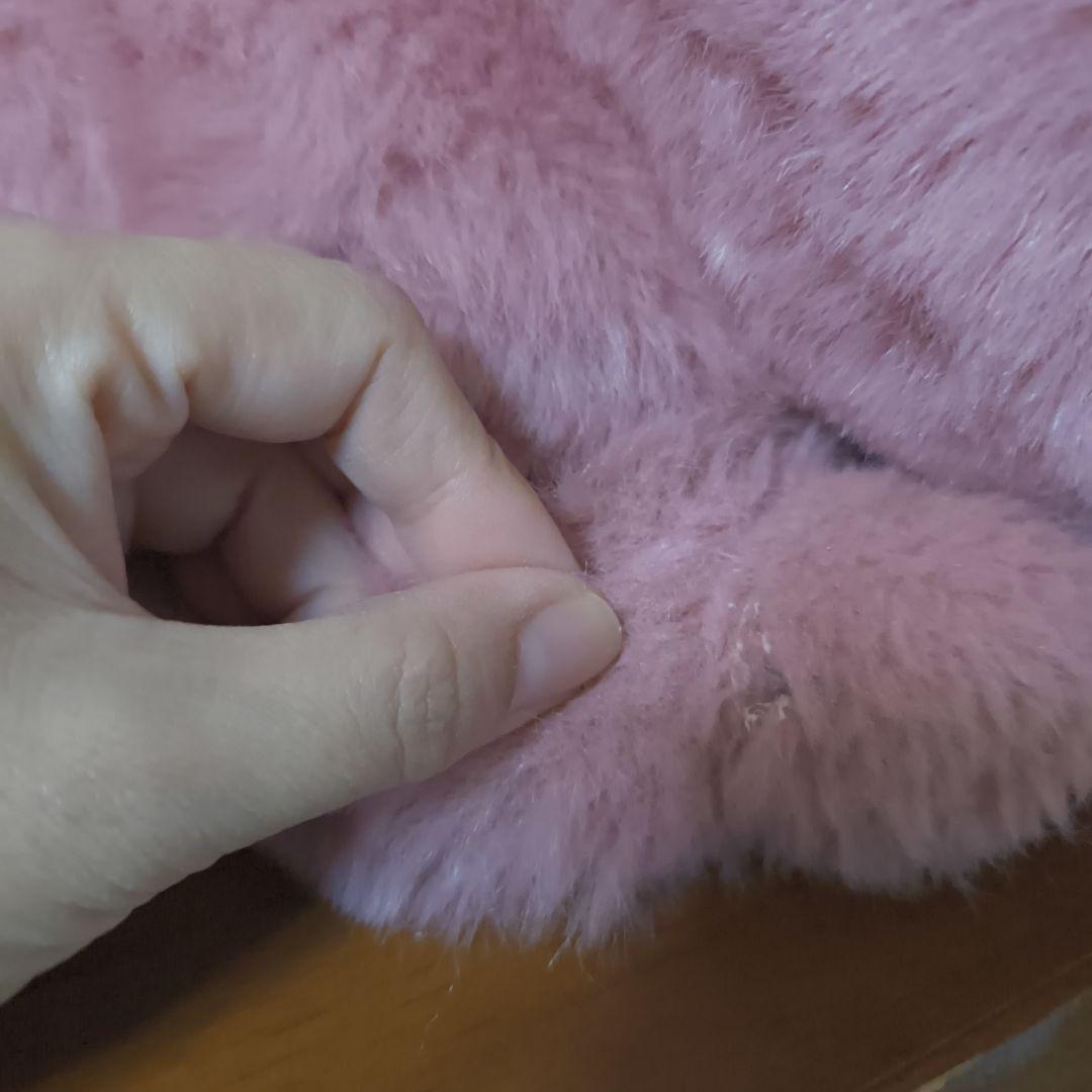 ぬいぐるみの三英 たぬき 昭和レトロ　あらいぐま　当時物　ピンク色　日本製