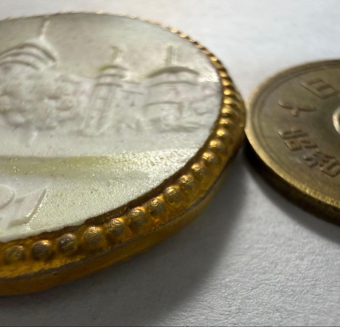 よ*ぴ様 1921年ドイツ　シュトゥットガルト 5マルク陶貨-Notgeld 金