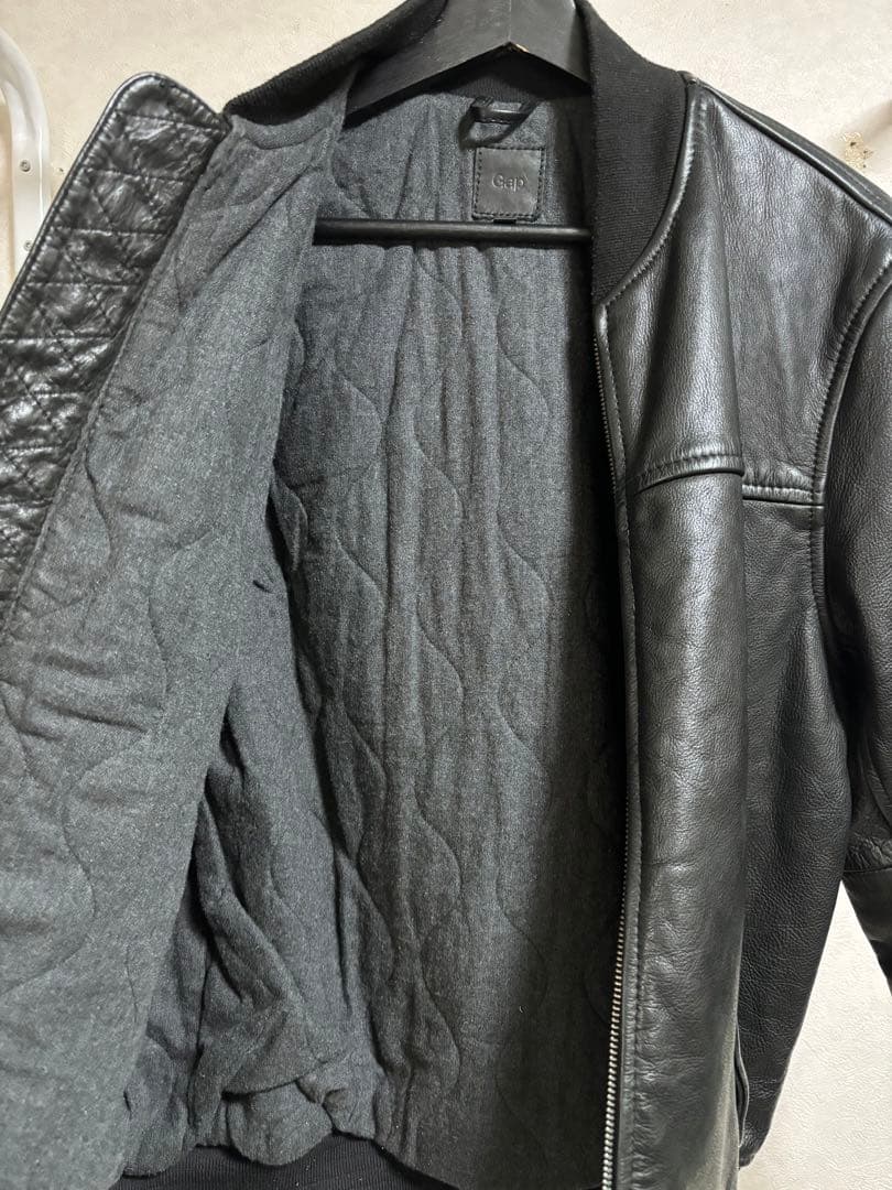 最終値下げ OLDGap00s牛革 シングルライダース ボンバー ジャケット M