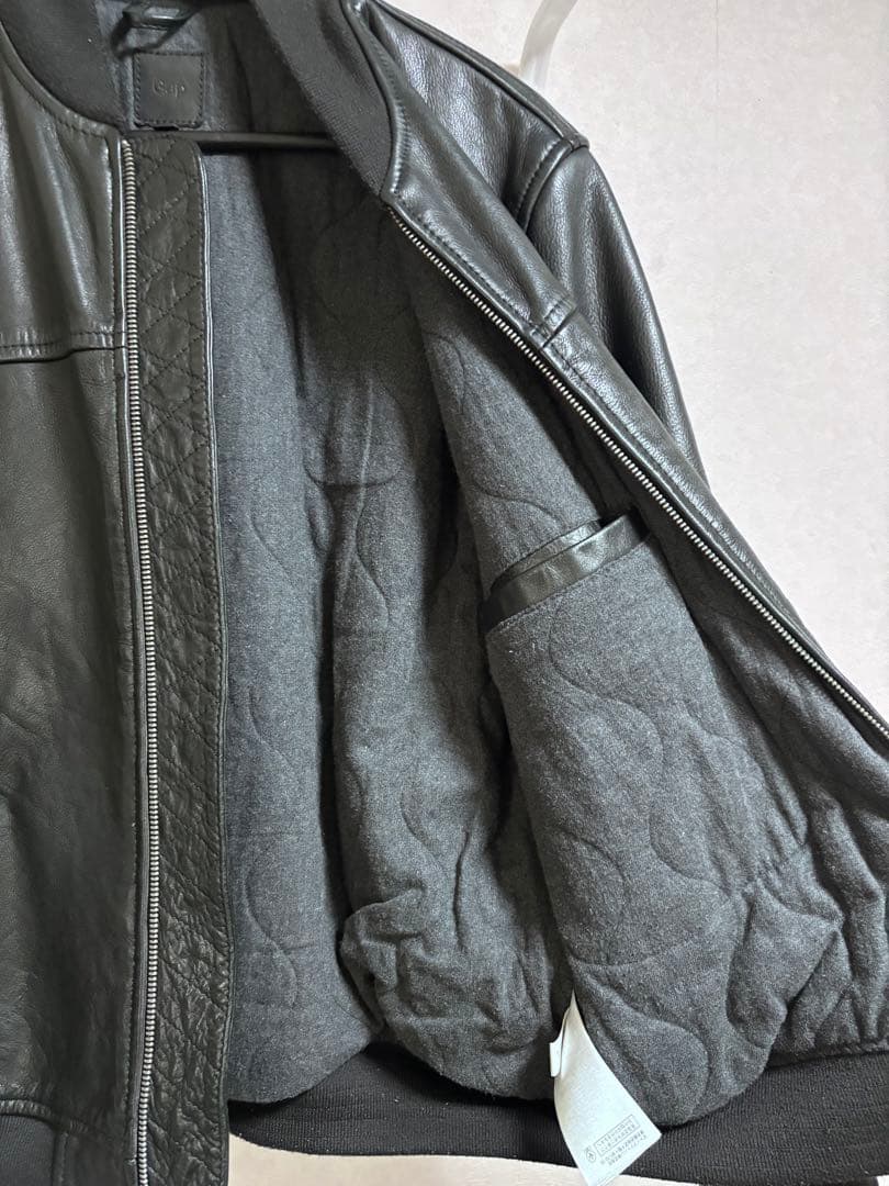最終値下げ OLDGap00s牛革 シングルライダース ボンバー ジャケット M