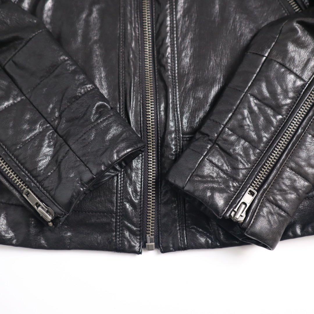 archive diesel ジップデザイン ライダース レザージャケット