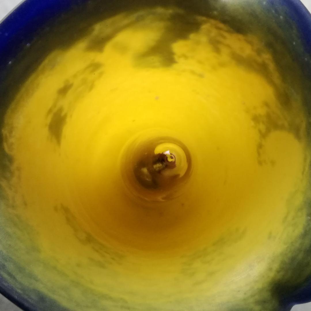 逸品アンドレ·ドラット　ヴィトリフィカシオン　彩色ブロンズ　ライト　アンティーク