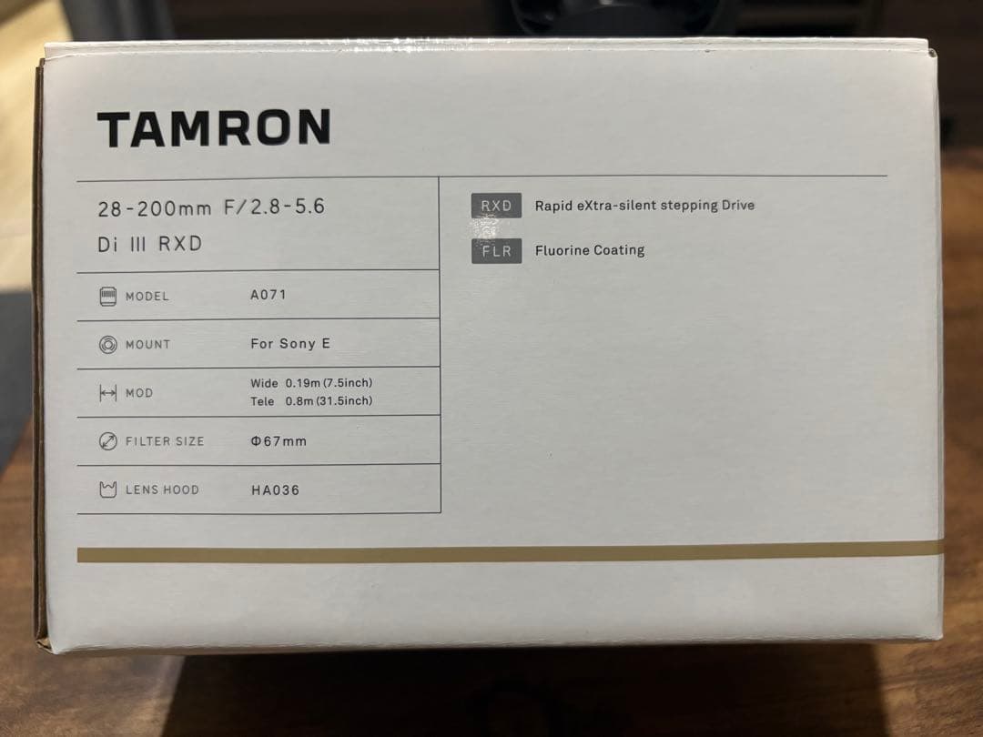 レンズ(ズーム) TAMRON 28-200mm F2.8-5.6 Di III RXD A071