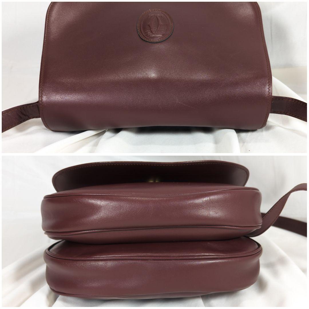 【美品】 カルティエ マストライン メッセンジャーバッグ ２層タイプ 保存袋付き