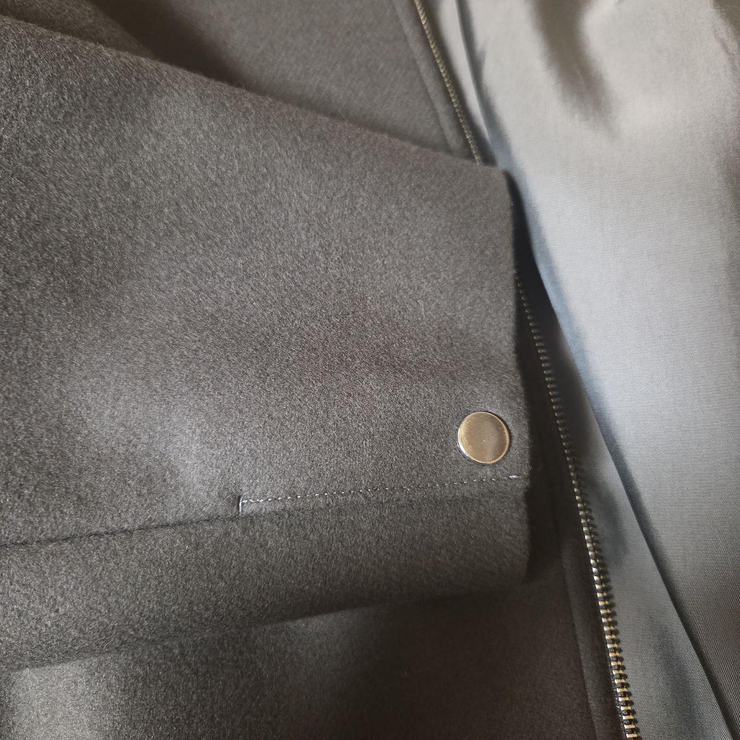 PUBLIC TOKYO メルトンショートジップブルゾン　サイズ2　ブラウン