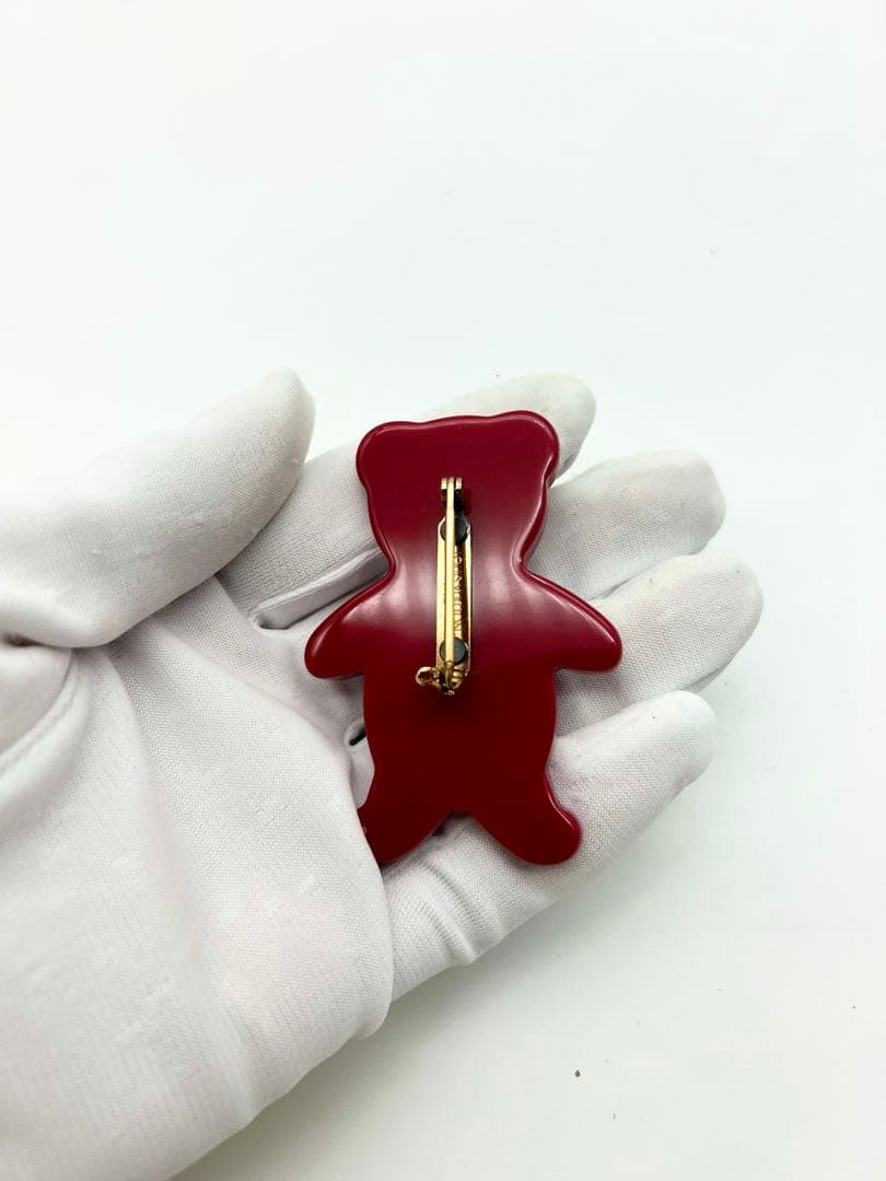 極美品　ルイヴィトン　くま　ベア　ブローチ　モノグラム