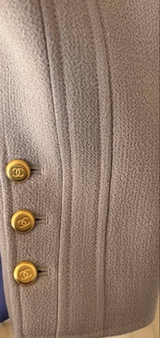 CHANEL チェスターコート　ベージュ