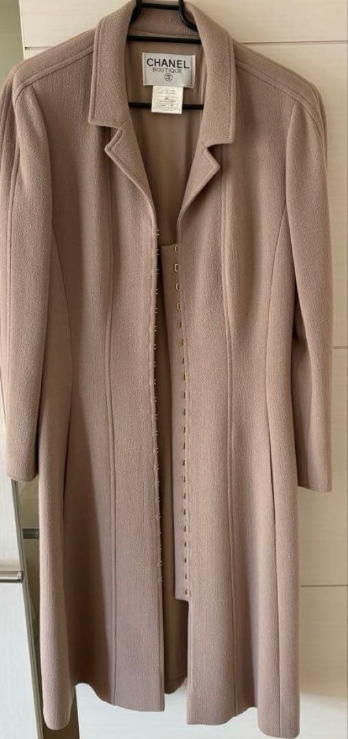 CHANEL チェスターコート　ベージュ