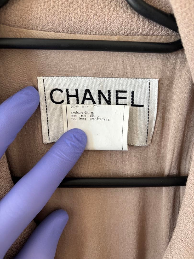 CHANEL チェスターコート　ベージュ