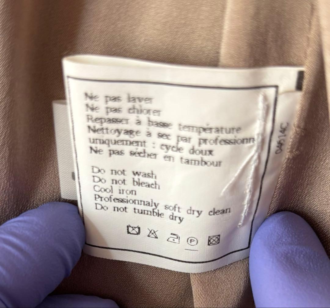 CHANEL チェスターコート　ベージュ