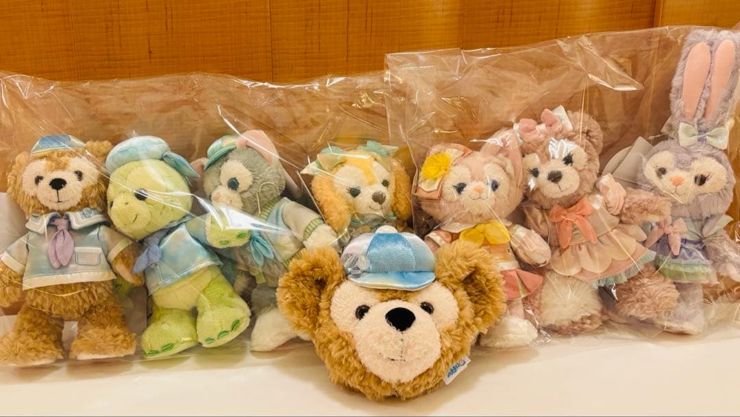 ダッフィー＆フレンズ 20周年 カラフルハピネス ポージープラッシー バケパ