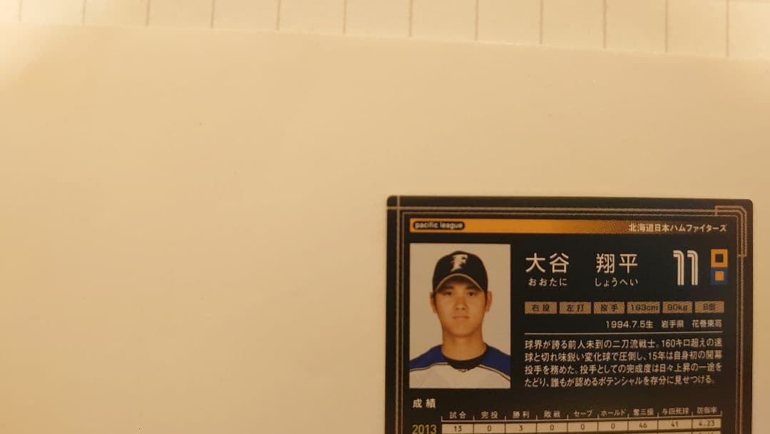 オーナーズリーグ2014 大谷翔平 GREAT