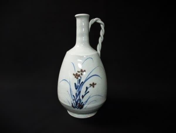 人間国宝 五代目 加藤幸兵衛（人間国宝 加藤卓男の父）李朝風壺 染付