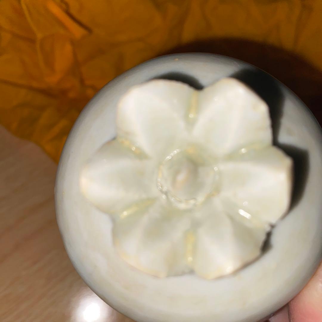 白磁香合　石榴　宋時代