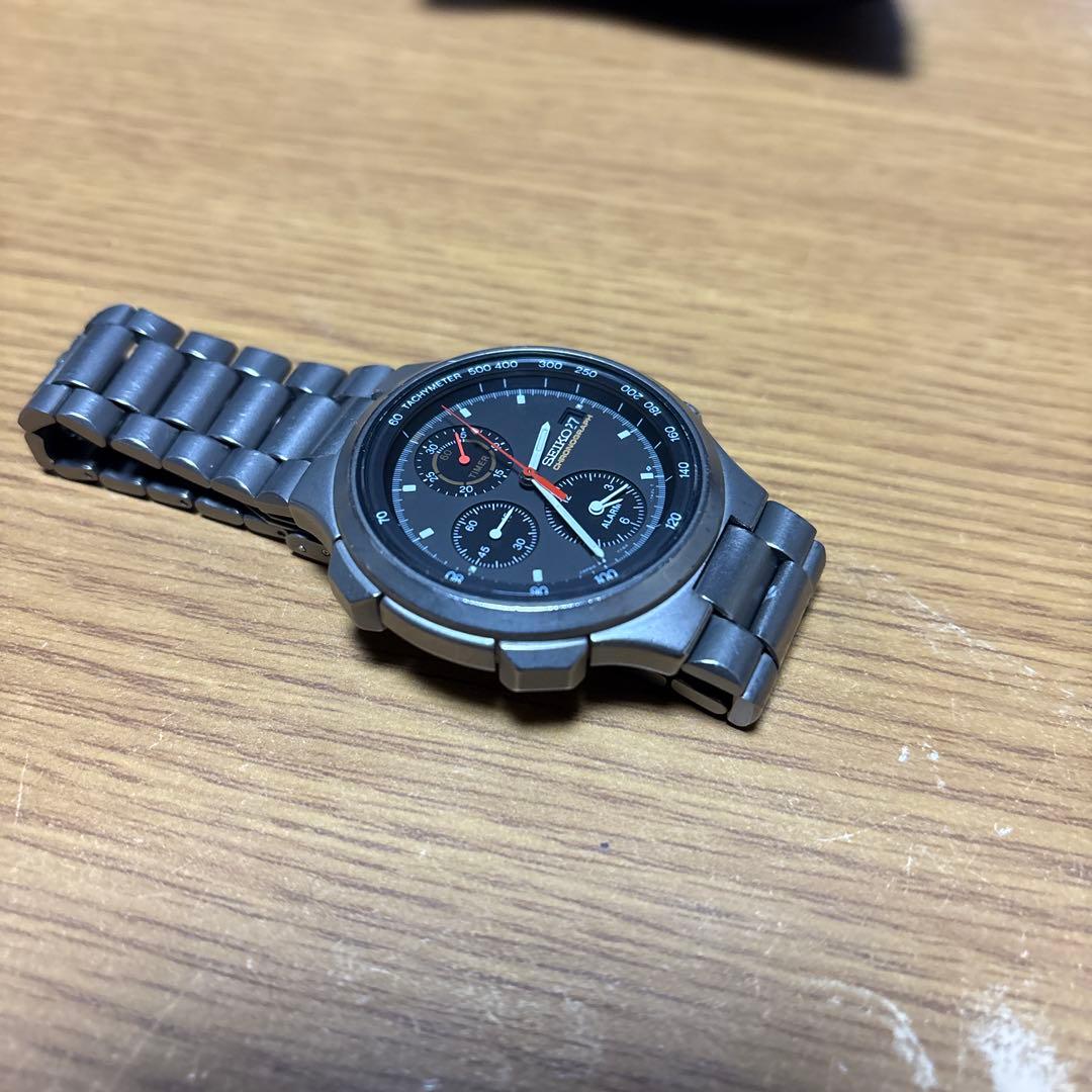 中古 SEIKO SPEEDMASTER 7T42-7A10 腕時計