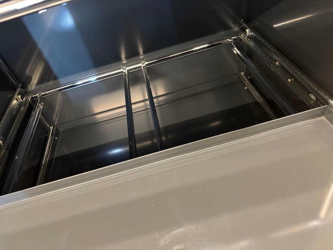 【奥行500】USMハラー 1列3段 補強仕様 キャスター付　ヴィンテージ