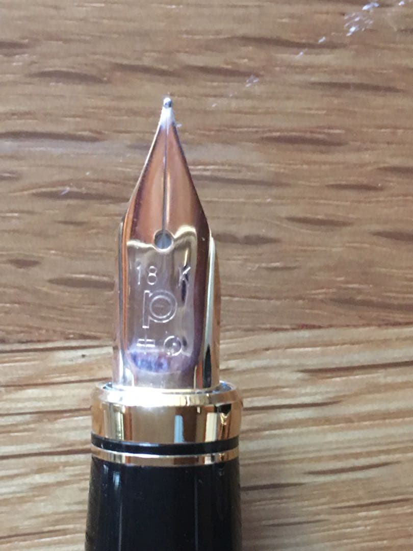 プラチナ 万年筆 18金 中字