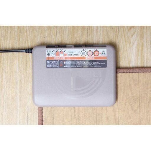 日本製ホットカーペット フローリング調 ２畳175×175cm 防水カーペット