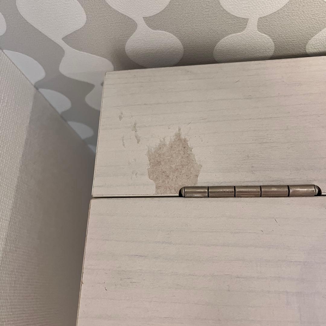 【送料なし】ホワイトドレッサー/鏡・椅子付