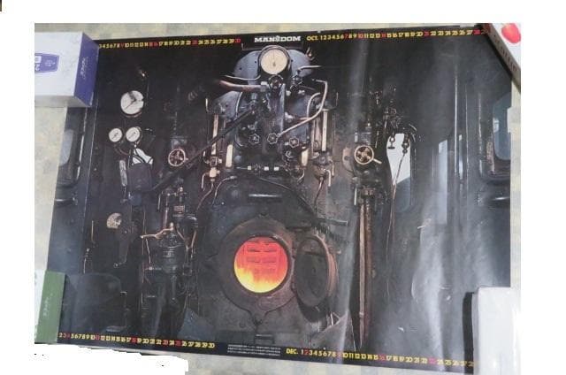 MAN DOM マンダム　ポスター　汽車