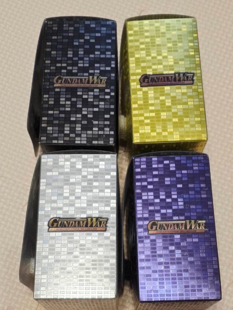 【超貴重・激レア】ガンダムカードゲーム デッキケース6個セット