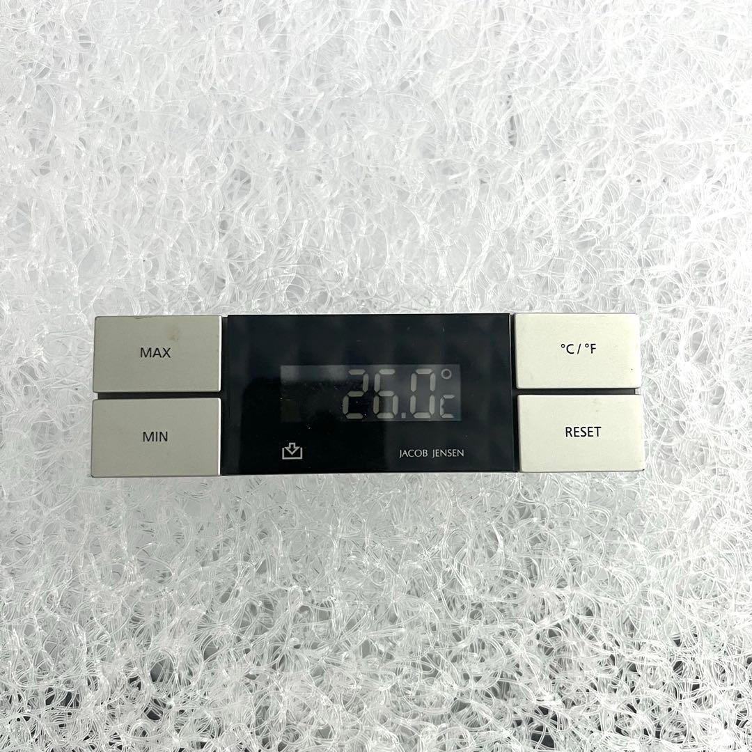 JACOB  ヤコブイェンセン 時計 温度計　湿度計 スタンド型