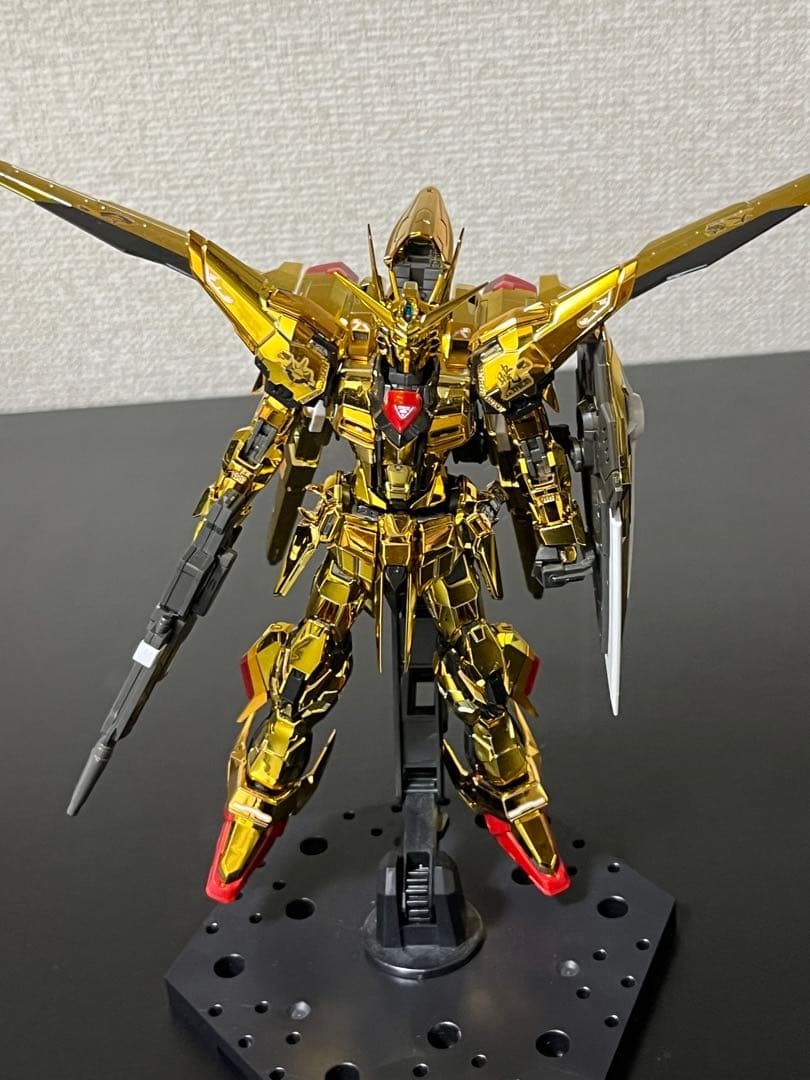 RG アカツキガンダム　素組み　オオワシ＆シラヌイ　その他セット