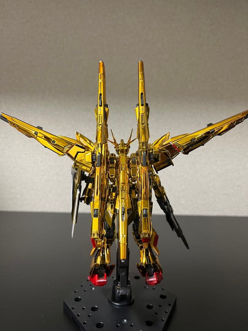 RG アカツキガンダム　素組み　オオワシ＆シラヌイ　その他セット