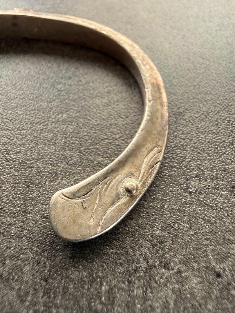 ⭐︎goro’s ゴローズ OLD 金メタル付き金目イーグルブレス 顔バングル⭐︎