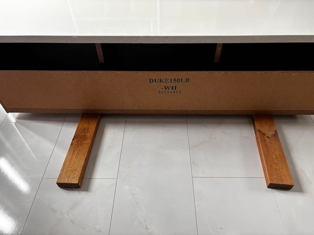 【送料込み15000円】　DUKE150LB ホワイト テレビ台