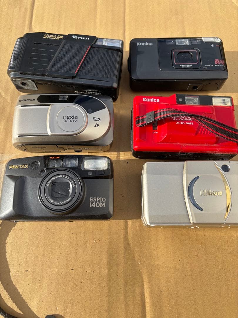 コンパクトフィルムカメラ6点セット まとめ ●ジャンク品
