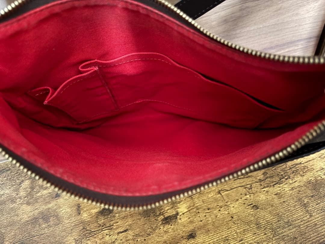 ルイヴィトン　ダミエパターン ブラウンショルダーバッグ