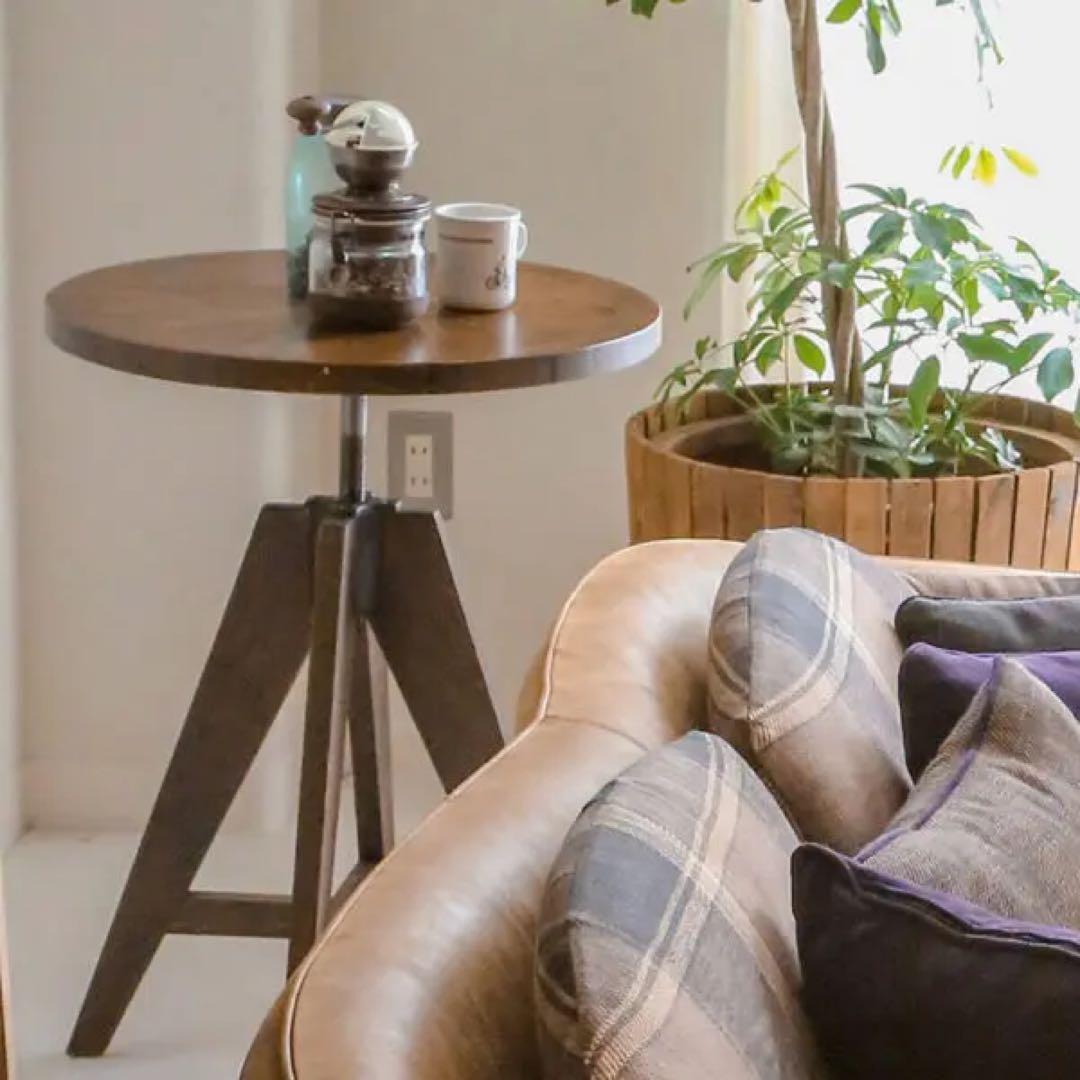 【値下げ】Knot antiques 昇降テーブル ラウンドテーブル