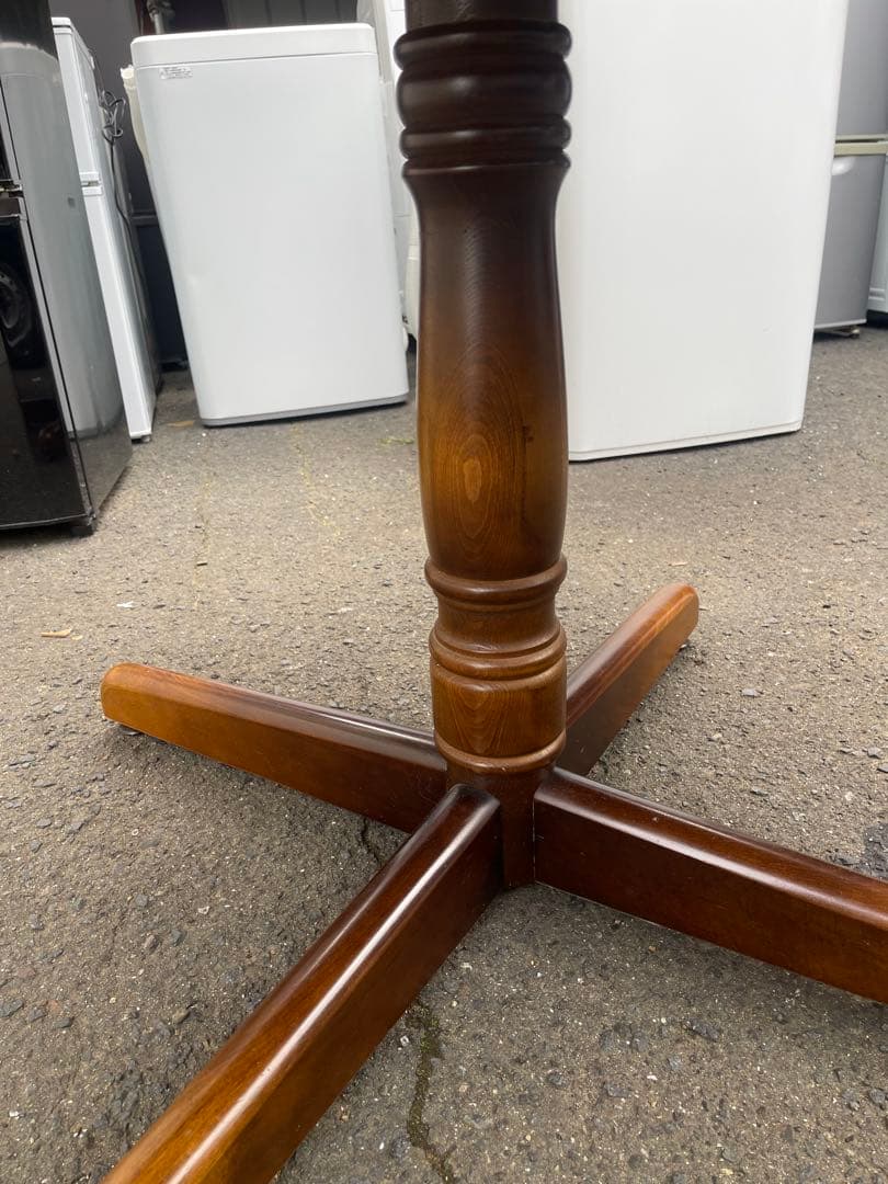 飛騨産業 キツツキマーク ダイニングテーブル 丸テーブル ラウンドテーブル