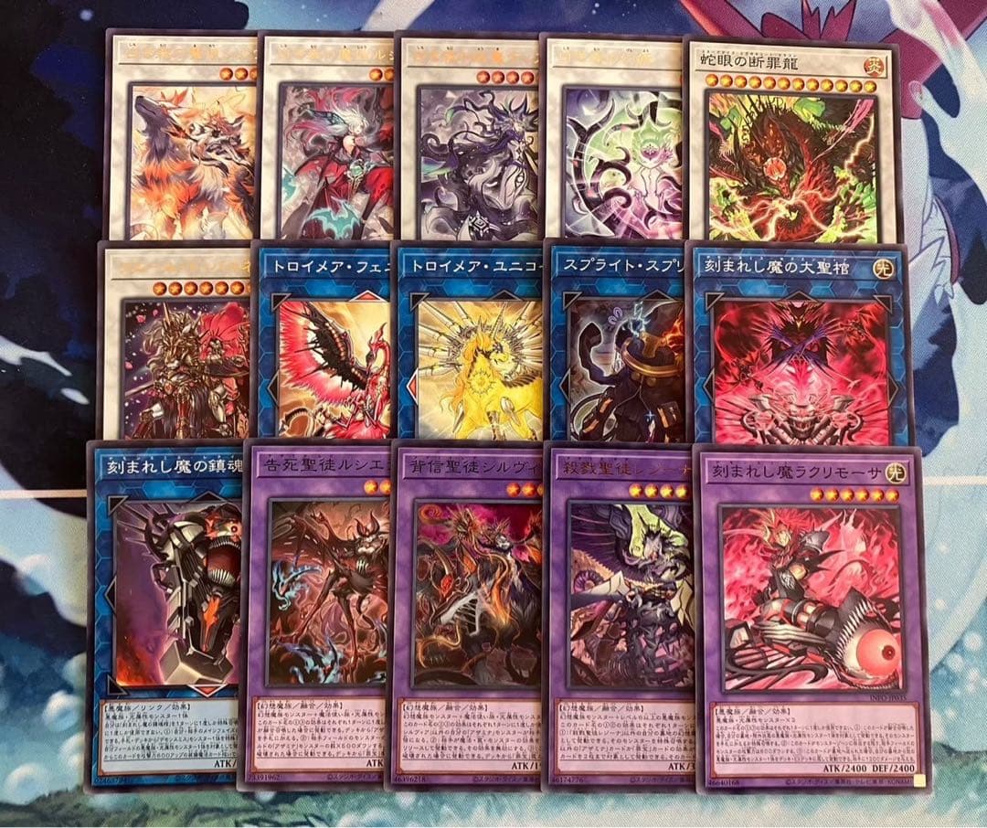 フォロワー様5%オフ＆即日発送　大会構築　アザミナ白き森デモンスミスデッキ　③