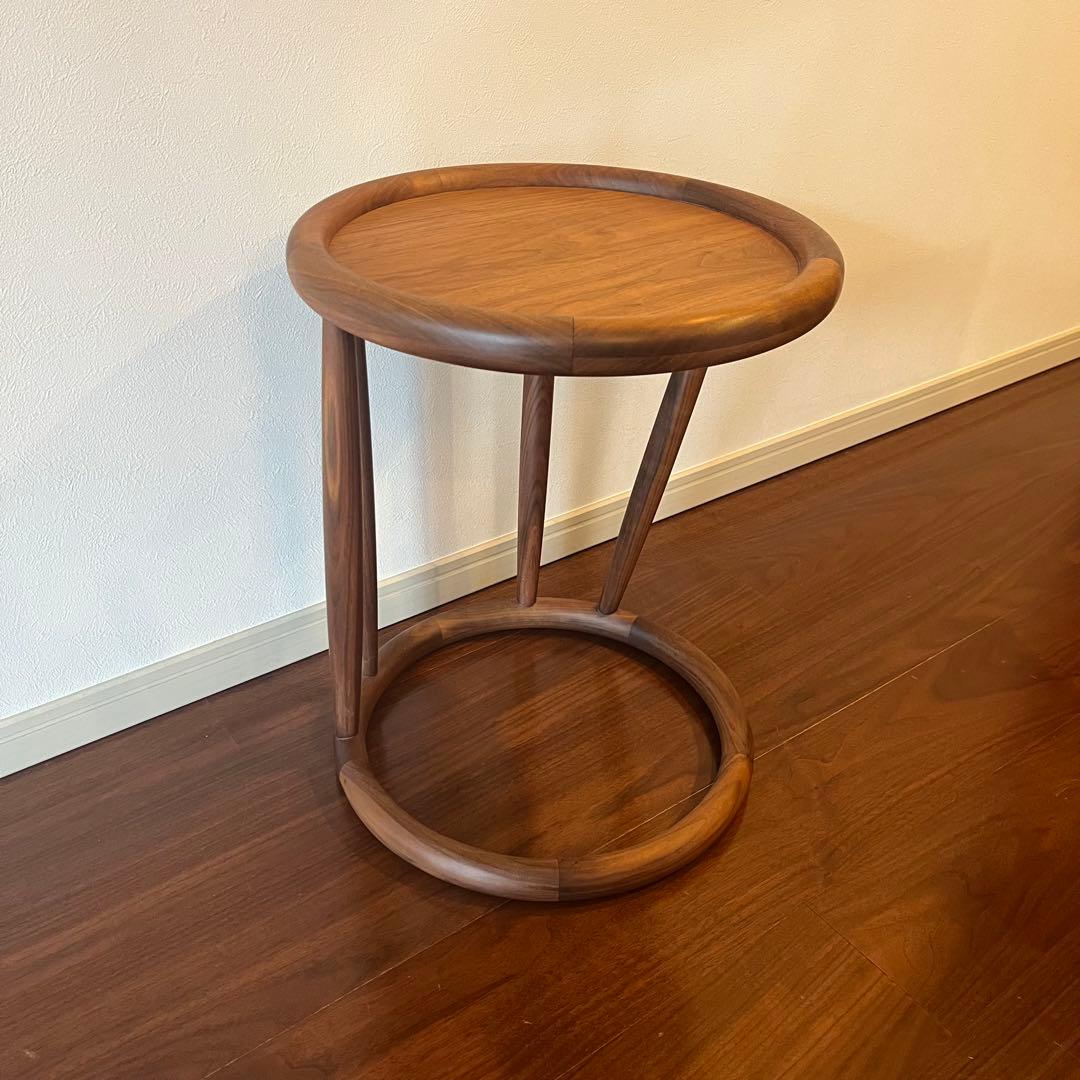 amocc nyubel サイドテーブル ウォールナット