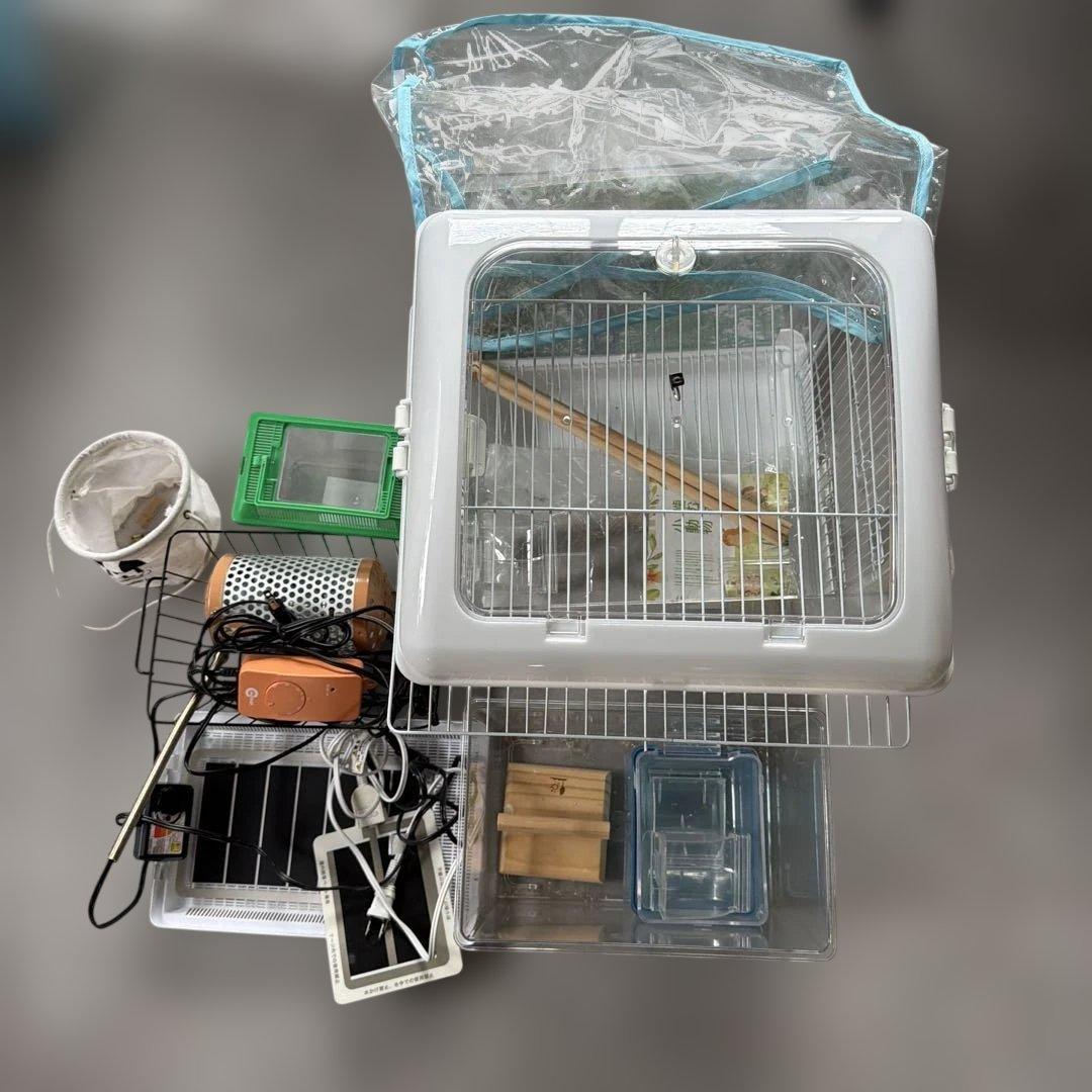 SANKO ケージ & マルカン ミニマルサーモヒータ、その他付属品沢山付き