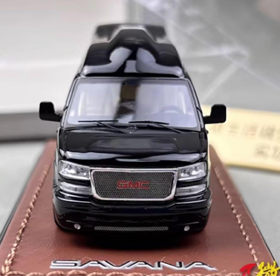 GOC 1/64 GMC SAVANA サバナ サバンナ 黒 ブラック アメ車