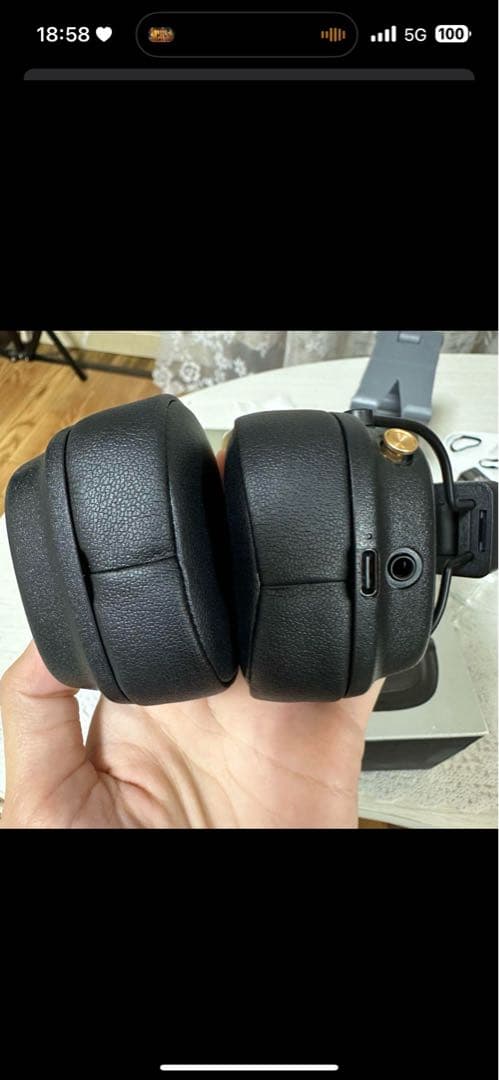 Marshall ワイヤレスヘッドホン ブラック