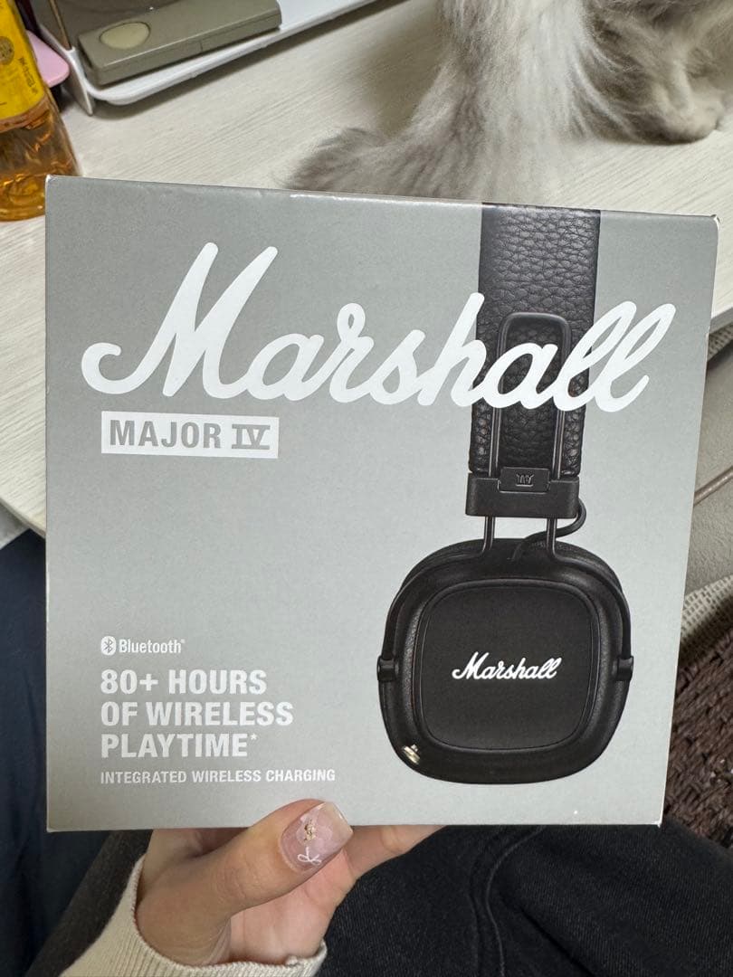 Marshall ワイヤレスヘッドホン ブラック