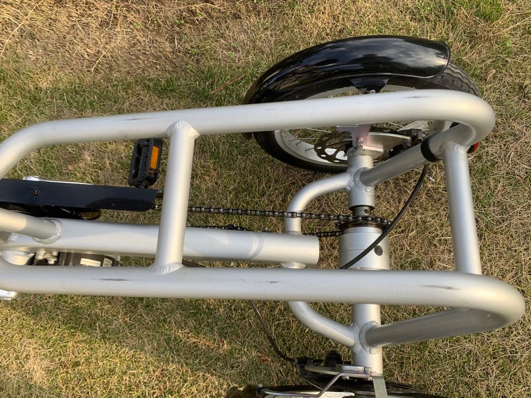 【送料無料】協栄製作所製「けんきゃくん」電動アシスト自転車 4輪 前バスケット付