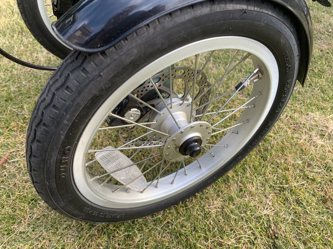 【送料無料】協栄製作所製「けんきゃくん」電動アシスト自転車 4輪 前バスケット付