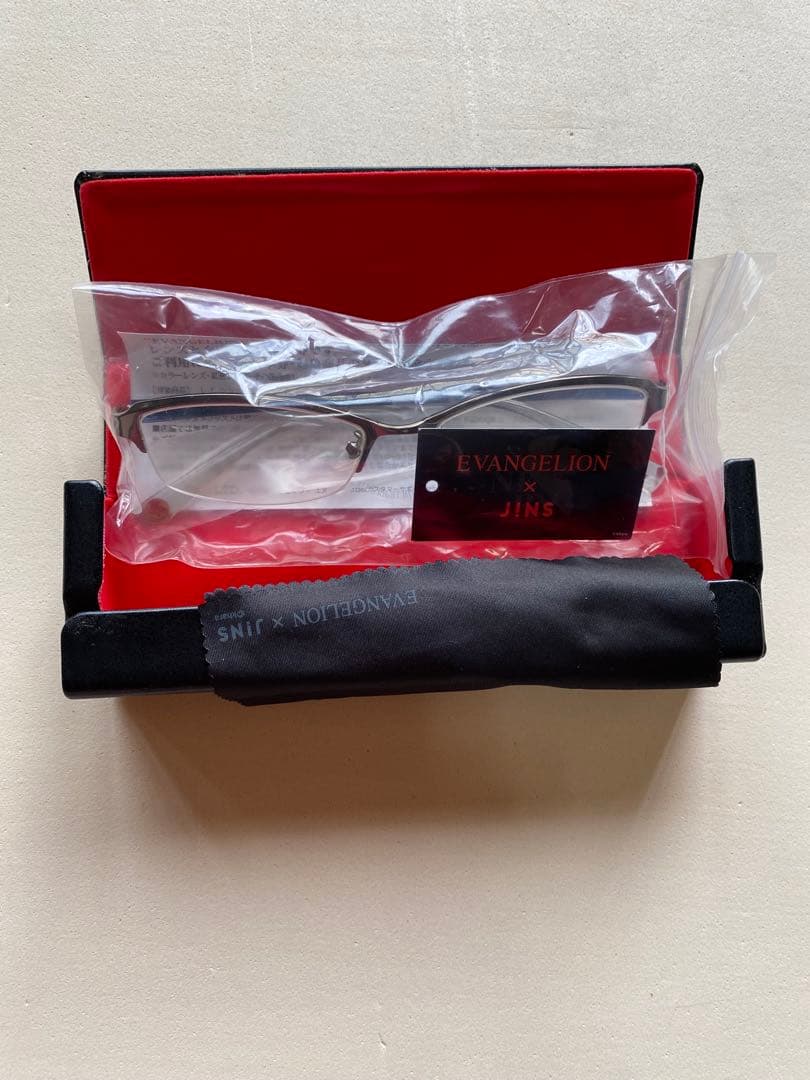 新品未使用　エヴァンゲリオン✖️JINSコラボ 綾波レイモデルのみ　紺