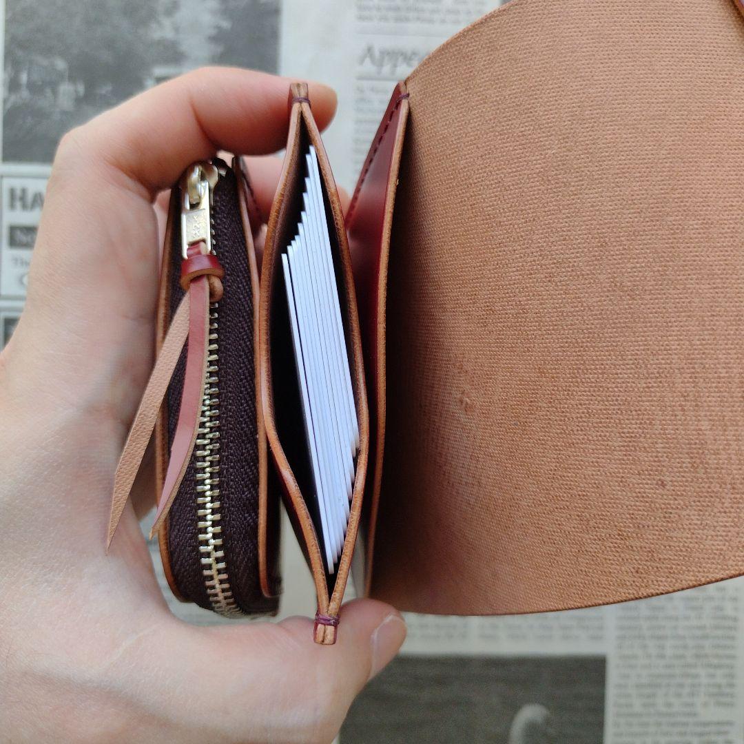 やや訳あり　総コードバン　ショートトラッカー　ウォレット